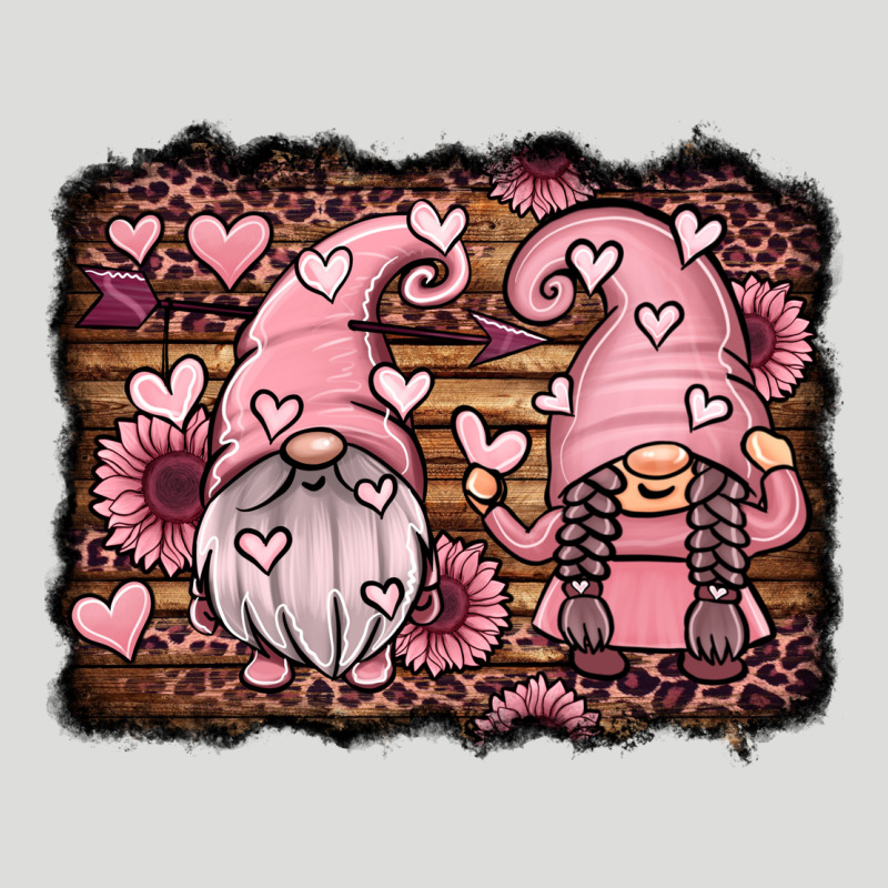 Valentines Day Gnomes Couple Zipper Hoodie by Jasminsmagicworld | Teevron