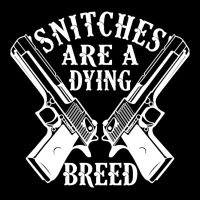 Snitches Are A Dying Breed Motorcycle Biker Gun Premium Tee | Teevron