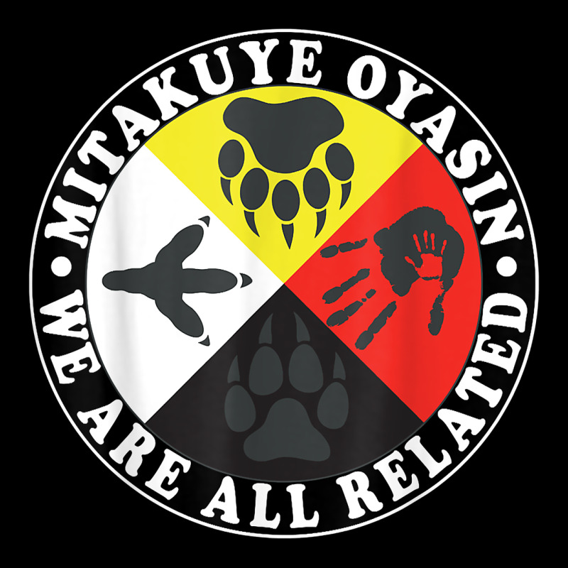 Native American Medicine Wheel, Mitakuye Oyasin T Shirt Premium Tee by SnappyArt | Teevron