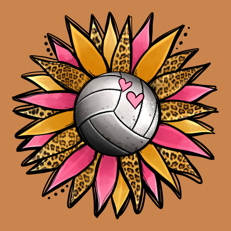 Volleyball Sunflower Heavyweight Hoodie by Jasminsmagicworld | Teevron