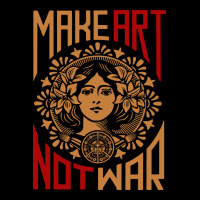 Make Art Not War Symbol Premium Tee | Teevron