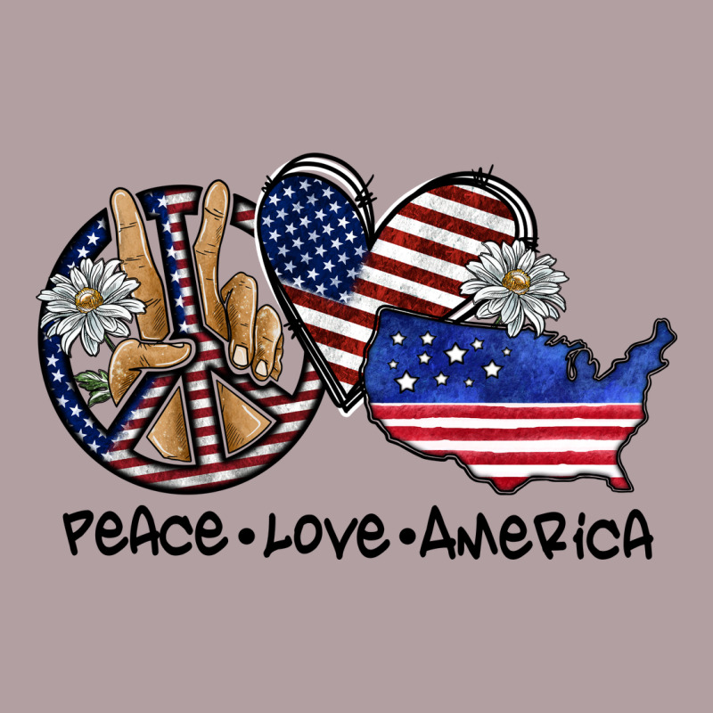 Peace Love America Vintage Hoodie by SublimationCraftShop | Teevron