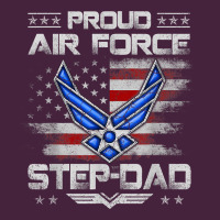 Proud Air Force Step Dad Veteran Vintage Flag Veterans Day T Shirt Premium Tee | Teevron