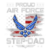 proud air force step dad veteran vintage flag veterans day t shirt | Teevron