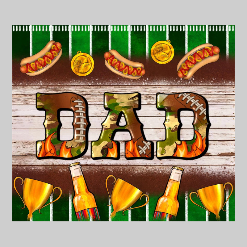 Football Dad Tumbler Premium Tee by BundleAndBundleShop | Teevron
