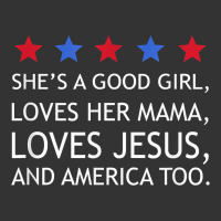 she's a good girl, she's loves her mama, loves jesus t shirt | Teevron