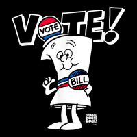 Schoolhouse Rock Vote With Bill With White Type T Shirt Premium Tee | Teevron