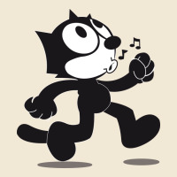Felix The Cat Whistling Premium Tee | Teevron