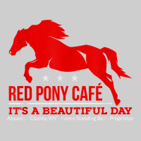 Red Pony Cafe, Funny Cute Horse Lover Premium Tee | Teevron
