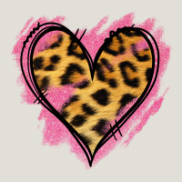 Leopard Pink Glitter Heart Heavy Core Tee | Teevron