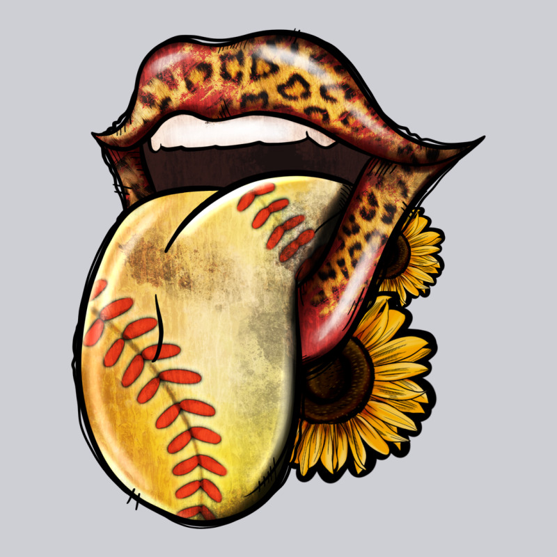 Softball Tongue Heavyweight Sweatshirt by Jasminsmagicworld | Teevron