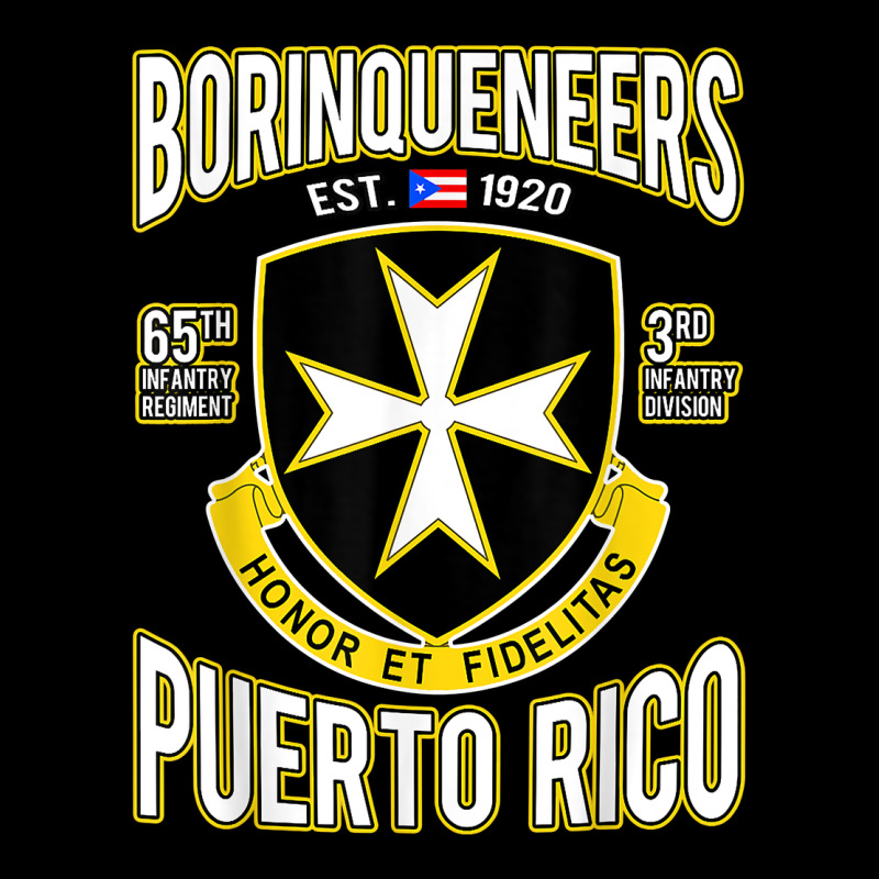 Borinqueneers Puerto Rico Flag Honor Et Fidelitas Premium Tee by ArtMosaic | Teevron
