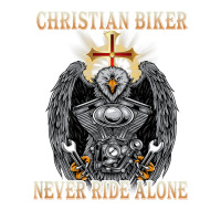 Jesus Christian Biker Never Ride Alone Premium Tee | Teevron