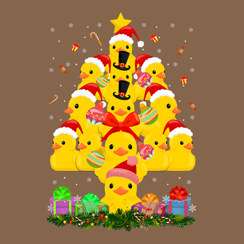 Duck Rubber Duck Christmas Tree Duckie And Quack Christmas 123 Premium Tee by ArtMosaic | Teevron