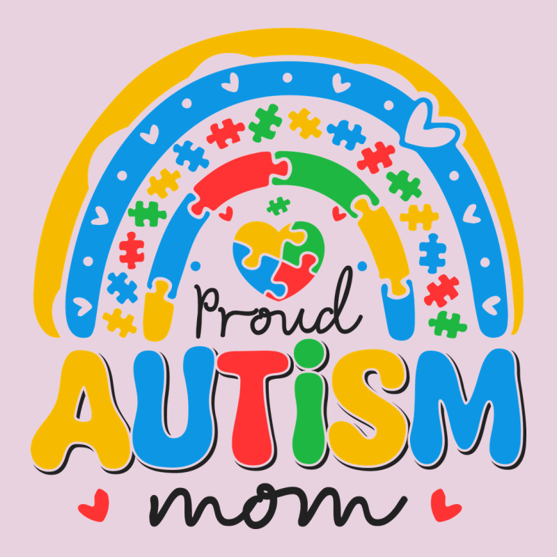 Proud Autism Mom Rainbow Ladies Tee by CowhideDigitalArt | Teevron