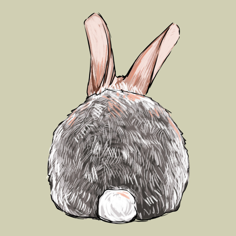 Easter Bunny Back View Heavy Core Tee by OliviaCreatesArt | Teevron