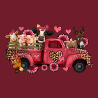 Valentines Day Leopard Farm Animals Truck Zipper Hoodie | Teevron