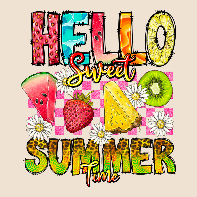 Hello Sweet Summer Time Urban Heavy Tee by CowhideDigitalArt | Teevron