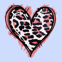 Leopard Glitter Heart Urban Heavy Tee | Teevron