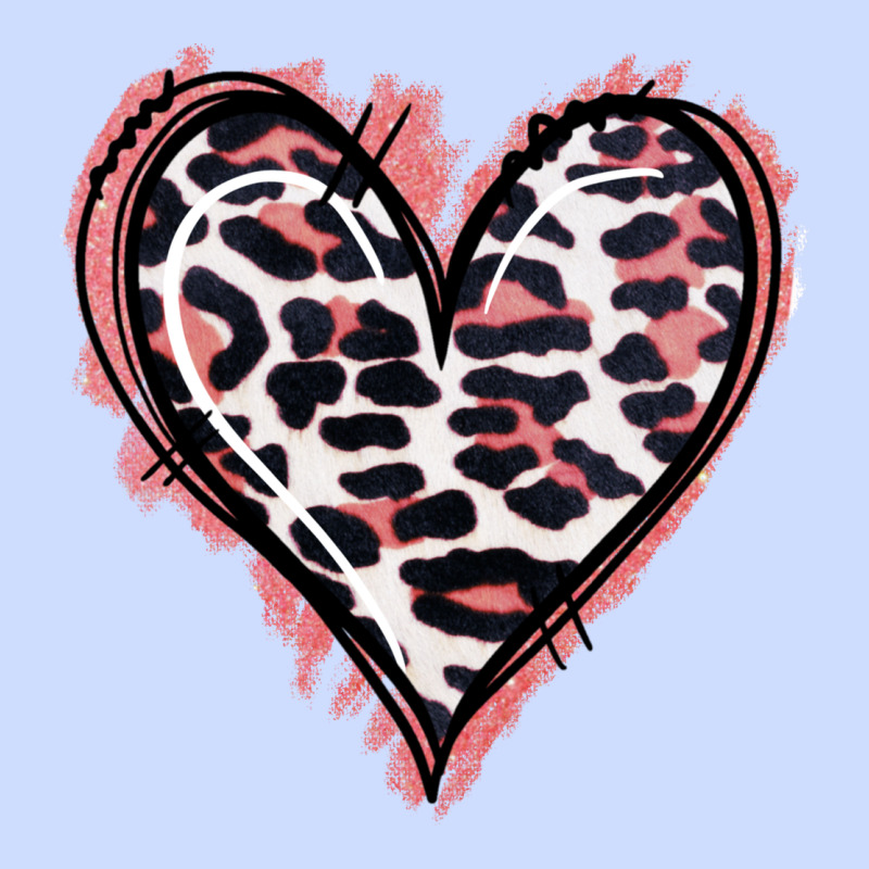 Leopard Glitter Heart Urban Heavy Tee by Jasminsmagicworld | Teevron