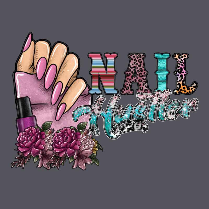 Nail Hustler Vintage Hoodie by SublimationCraftShop | Teevron