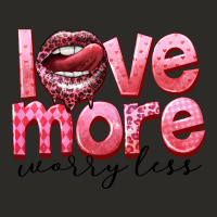 Love More Worry Less Heavy Core Tee | Teevron
