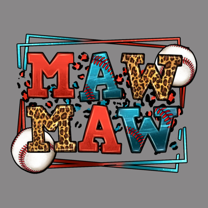 Baseball Mawmaw Leopard Frame Vintage Tee by LillyAllenDesigns | Teevron