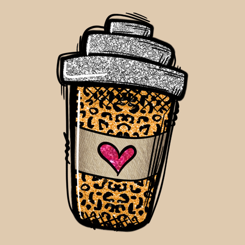Leopard Glitter Coffee Cup Heavyweight Sweatshirt by Jasminsmagicworld | Teevron