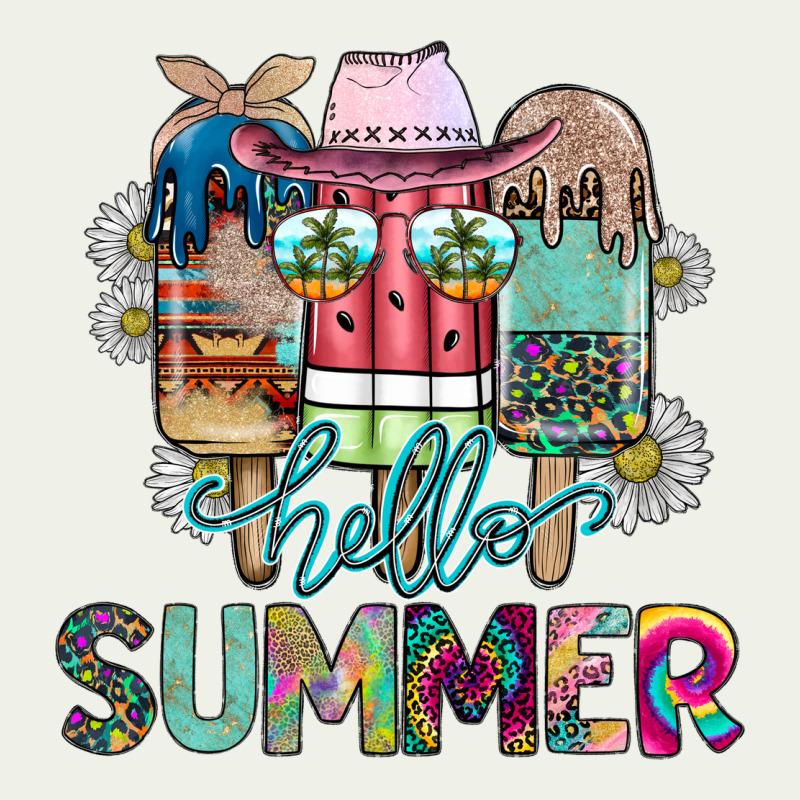 Hello Summer Urban Heavy Tee by CowhideDigitalArt | Teevron