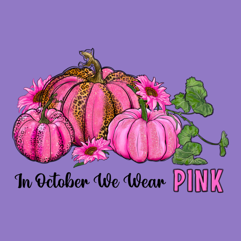 In October We Wear Pink Pumpkin And Sunflowers Urban Hoodie by RanaPortraitStore | Teevron