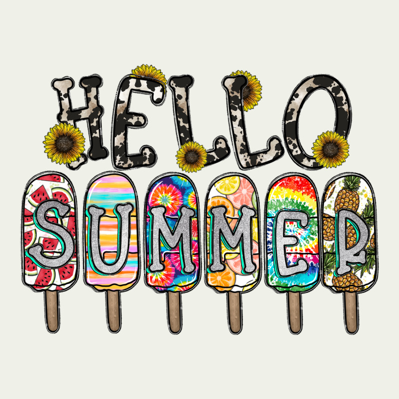 Name Vibrant Summer Greeting With Popsicles Urban Heavy Tee by CowhideDigitalArt | Teevron
