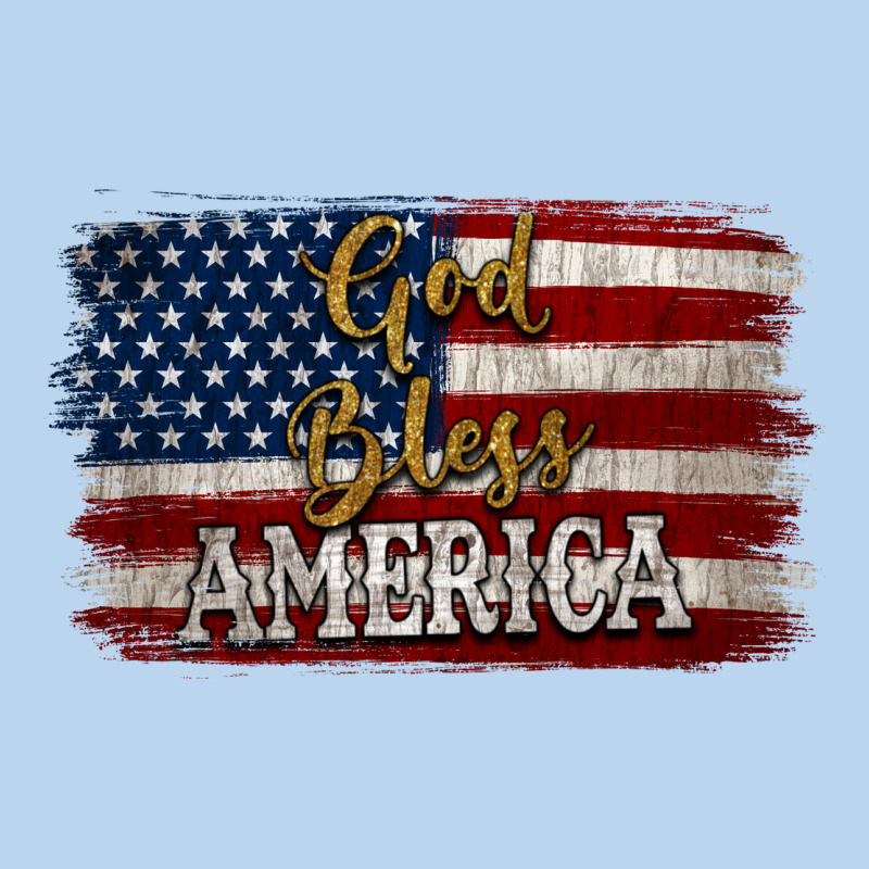 God Bless America Distressed Flag Classic Tee by Jasminsmagicworld | Teevron