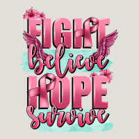 Fight Believe Hope Survive Cancer Awareness Heavy Core Tee | Teevron
