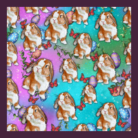 Easter Bunny With Truck Seamless Pattern Premium Tee | Teevron