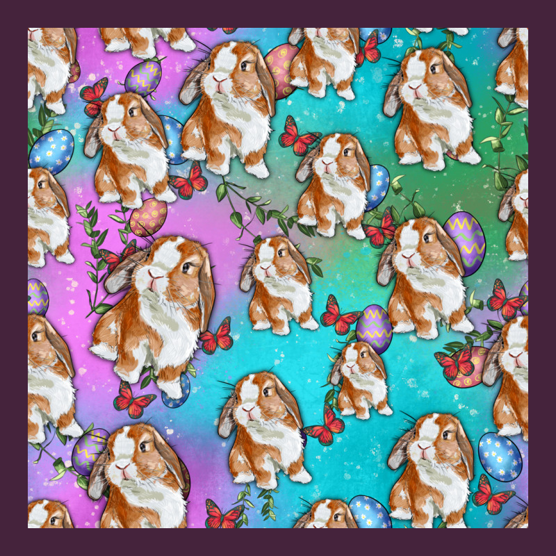 Easter Bunny With Truck Seamless Pattern Premium Tee by BundleAndBundleShop | Teevron