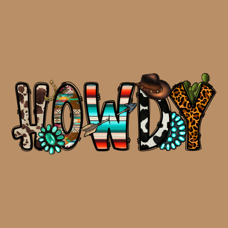 Howdy Vintage Hoodie by CowhideDigitalArt | Teevron