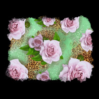 Pink Roses Background Ladies Tee | Teevron
