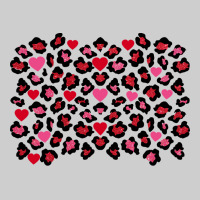 Valentines Day Leopard And Heart Background Premium Tee | Teevron