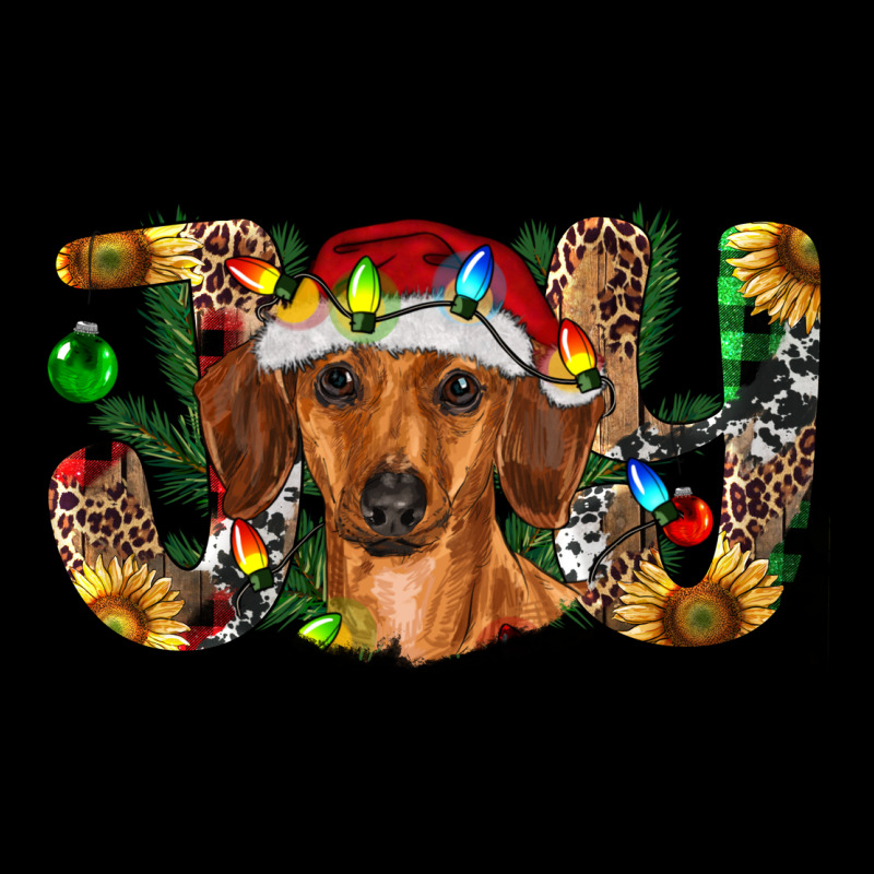 Dachshund Christmas Joy Heavy Core Tee by RanaPortraitStore | Teevron