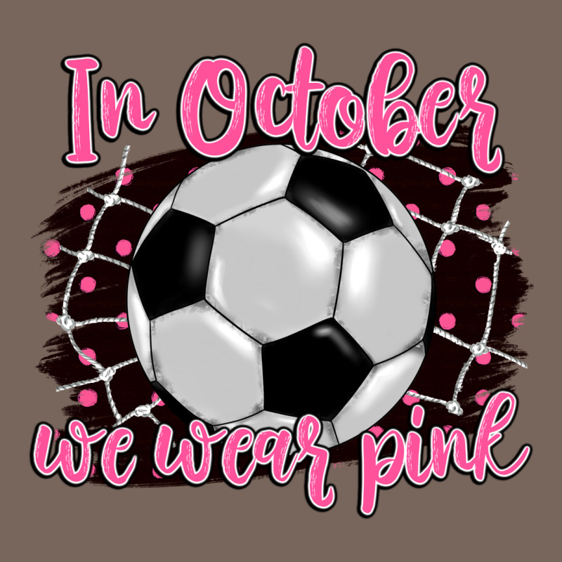 In October We Wear Pink Soccer Premium Hoodie by BarkalooDesign | Teevron