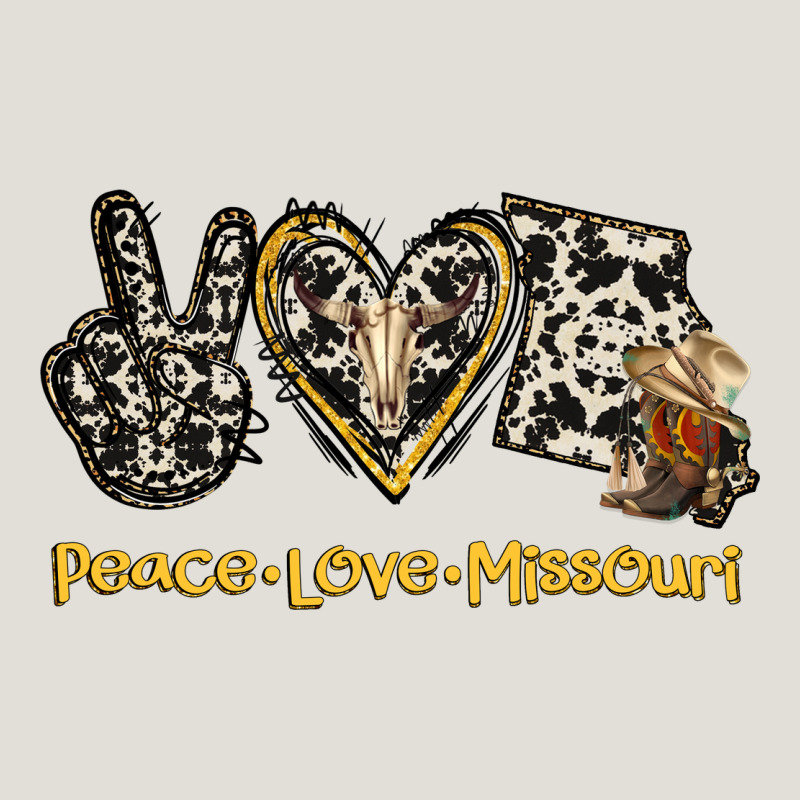 Peace Love Missouri Heavy Core Tee by Jasminsmagicworld | Teevron