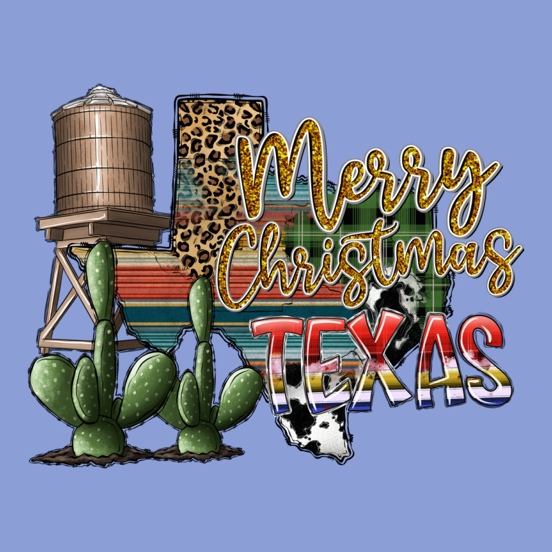 Merry Christmas Texas Long Sleeve Tee by SublimationCraftShop | Teevron