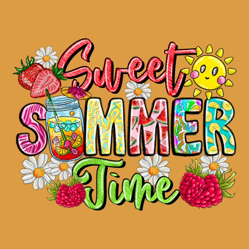 Sweet Summer Time Urban Heavy Tee by CowhideDigitalArt | Teevron