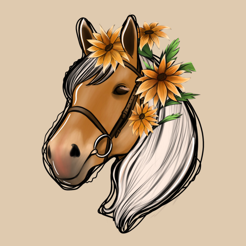 Floral Horse Heavyweight Sweatshirt by Jasminsmagicworld | Teevron