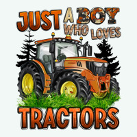 Just A Boy Who Loves Tractors Premium Hoodie | Teevron