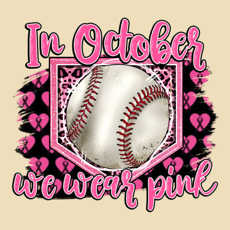 In October We Wear Pink Baseball Premium Hoodie by BarkalooDesign | Teevron