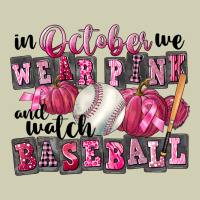 In October We Wear Pink And Watch Baseball Heavy Core Tee | Teevron