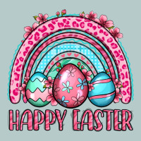 Happy Easter Eggs Rainbow Heavy Core Tee | Teevron