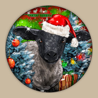 Christmas Suffolk Baby Sheep Ornament Long Sleeve Tee | Teevron