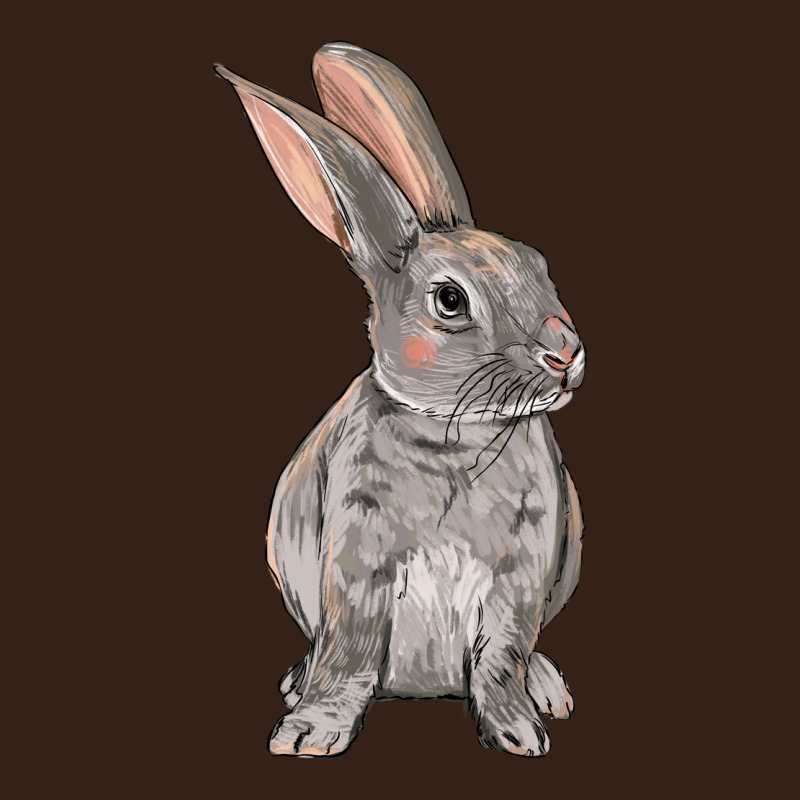 Easter Bunny Heavy Core Tee by OliviaCreatesArt | Teevron